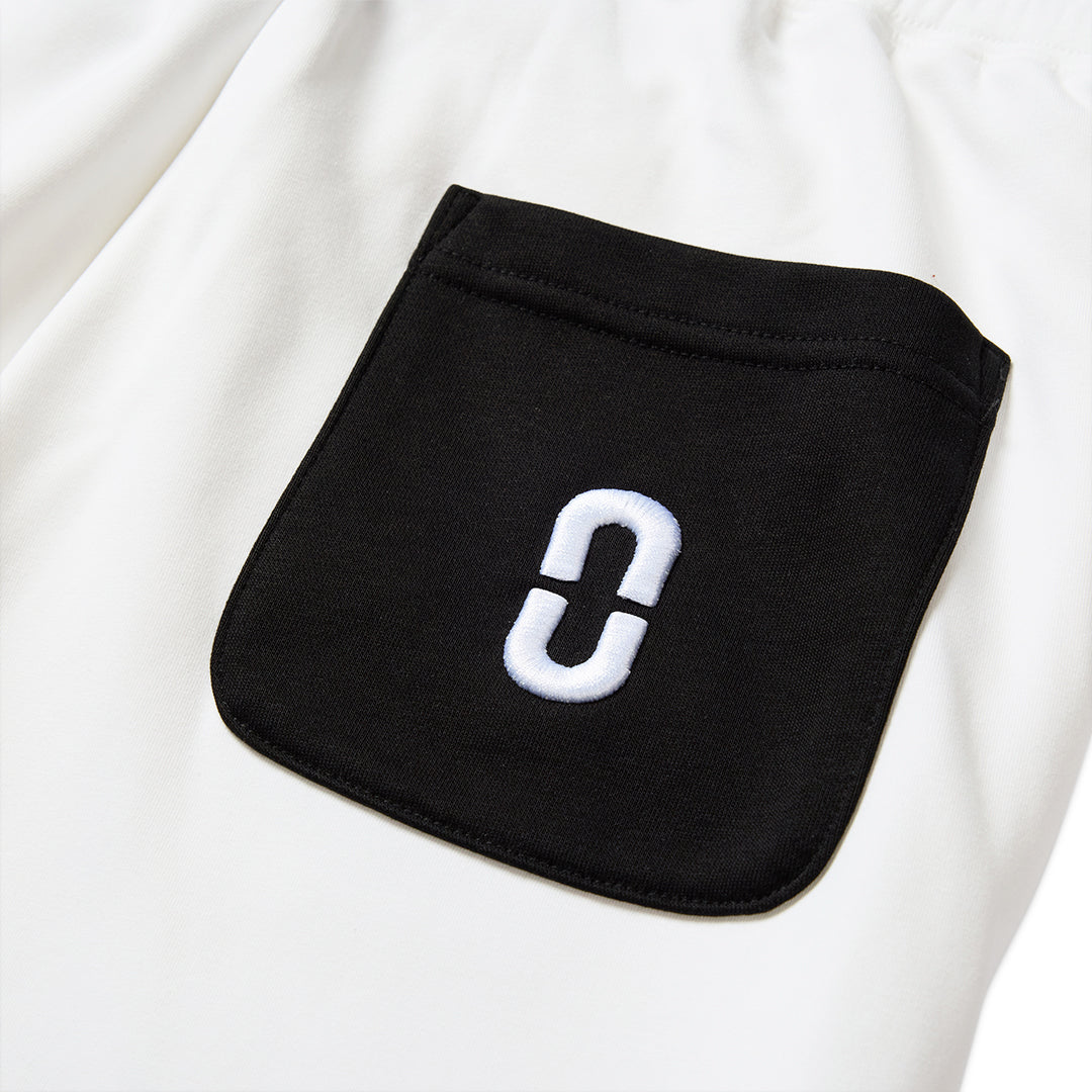 triple black smiley joggers