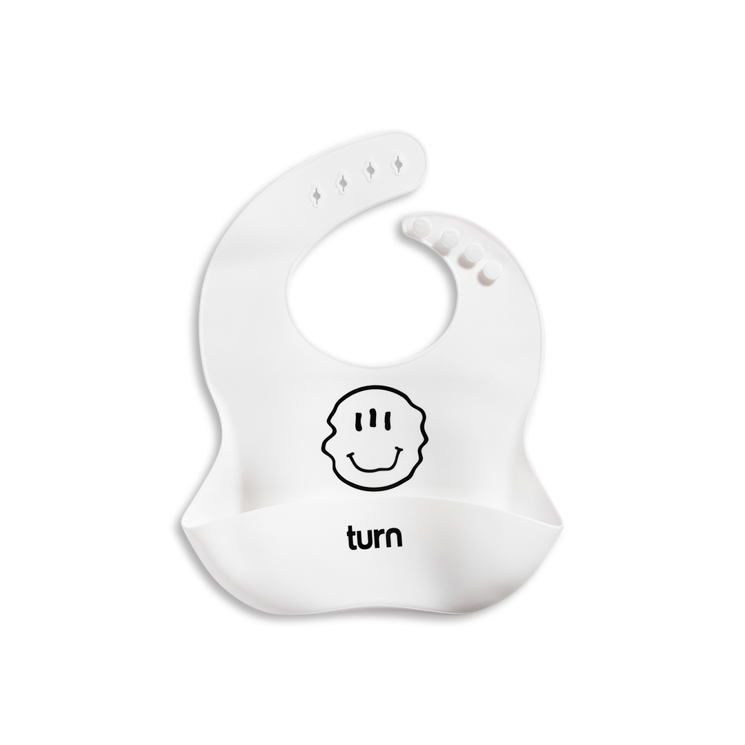 turn smiles baby bib