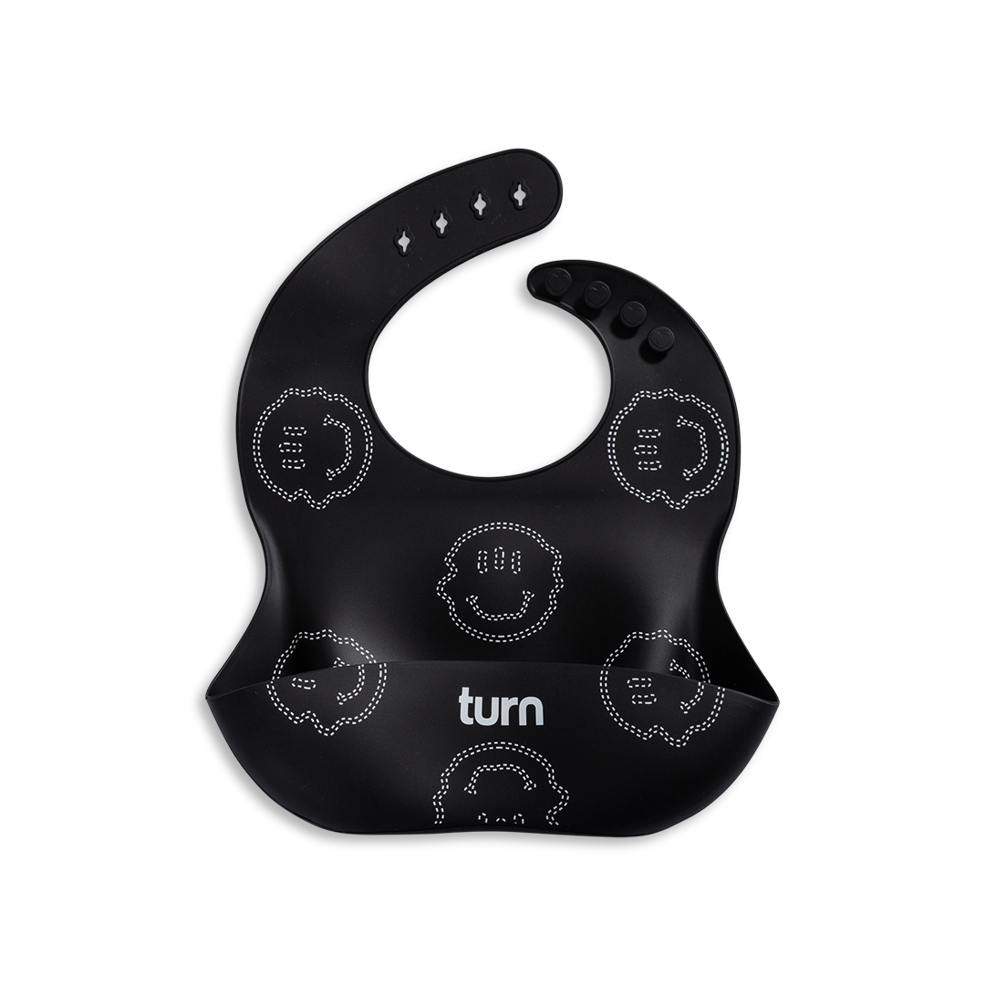 turn smiles baby bib