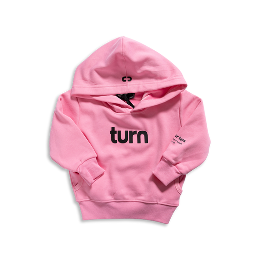 kids 100% turn logo hoodie