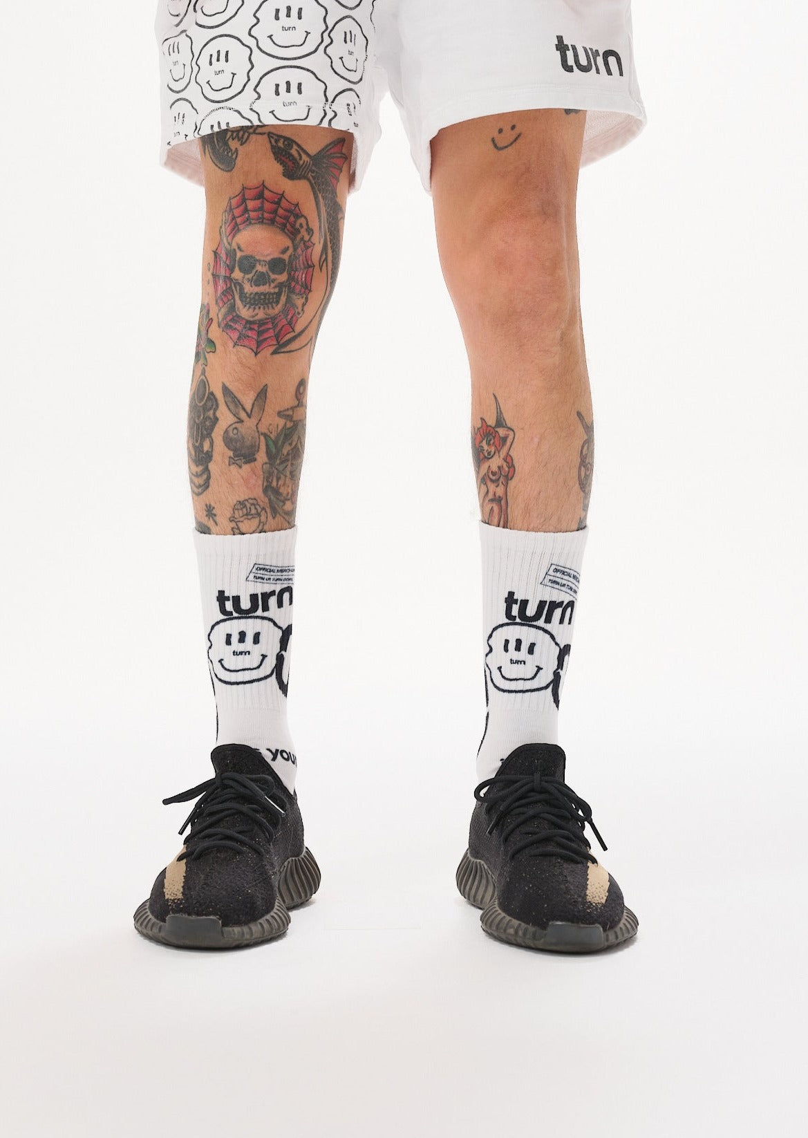 triple logo socks