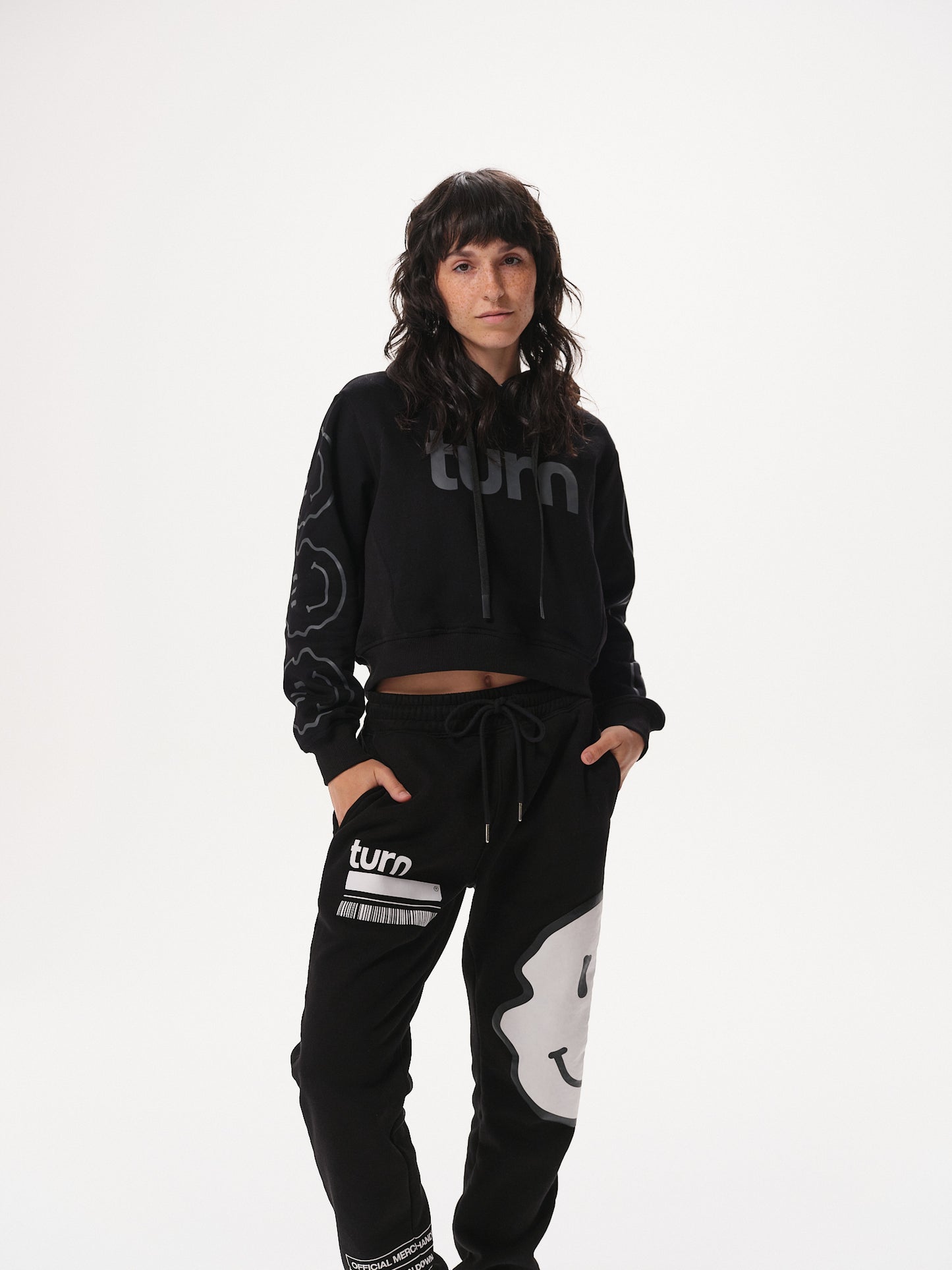 double zero crop hoodie