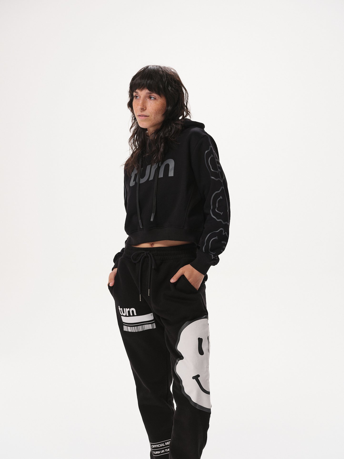 double zero crop hoodie