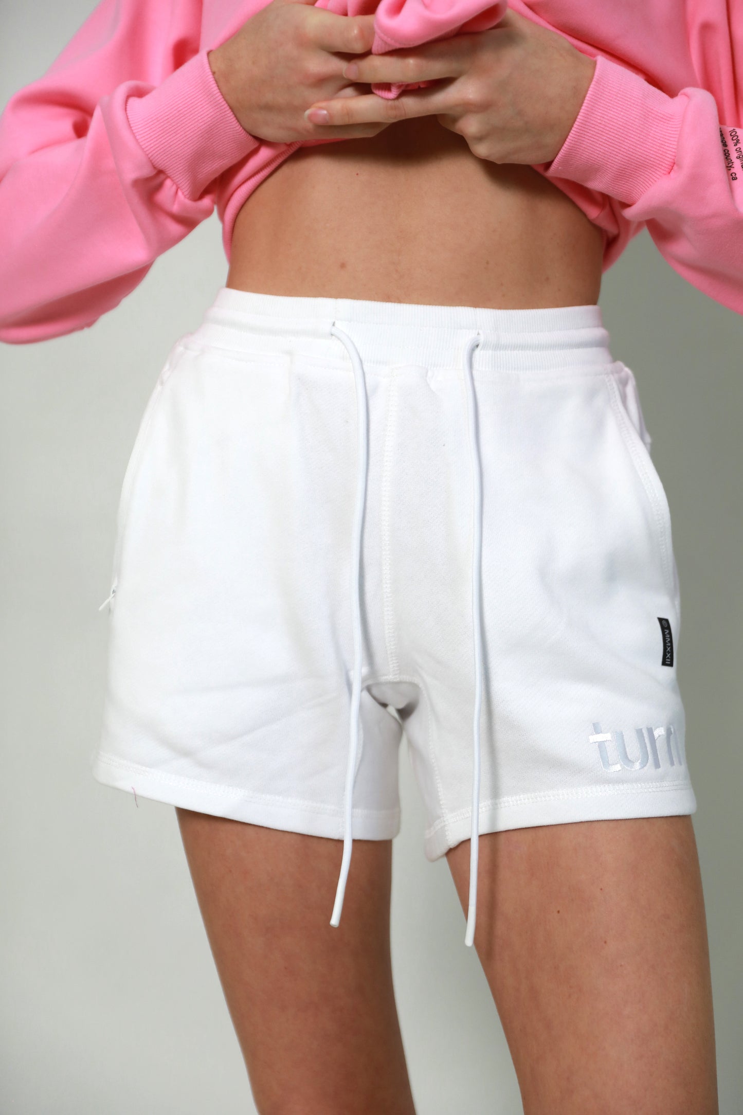 embroidered shorts